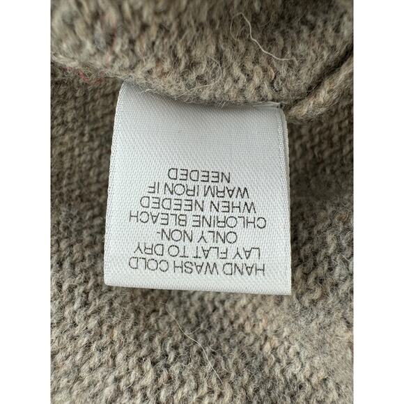 Featherlight Lambswool Blend Cardigan Horn Button Sweater Brown Large Nurture - Picture 8 of 8